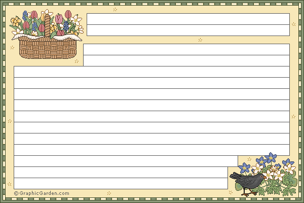 <strong>10 Printable Recipe Card Templates {free</strong>} – Tip Junkie Free blank recipe card template